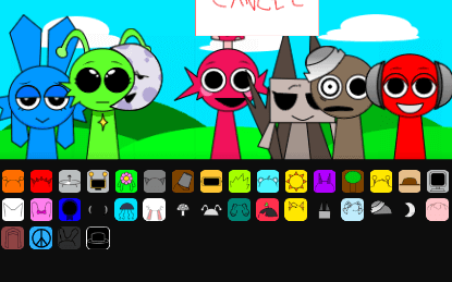 Sprunki With Fan Character Sprunki With Fan Character